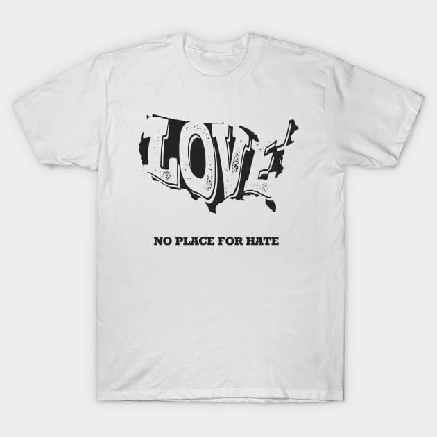 No Place for Hate T-Shirt by cherylfrancis